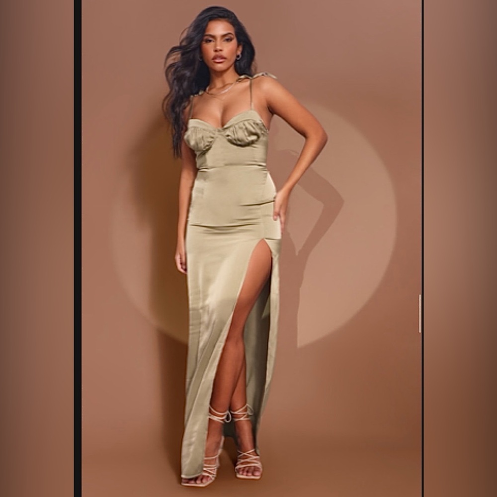 Elegant Satin Evening Dress